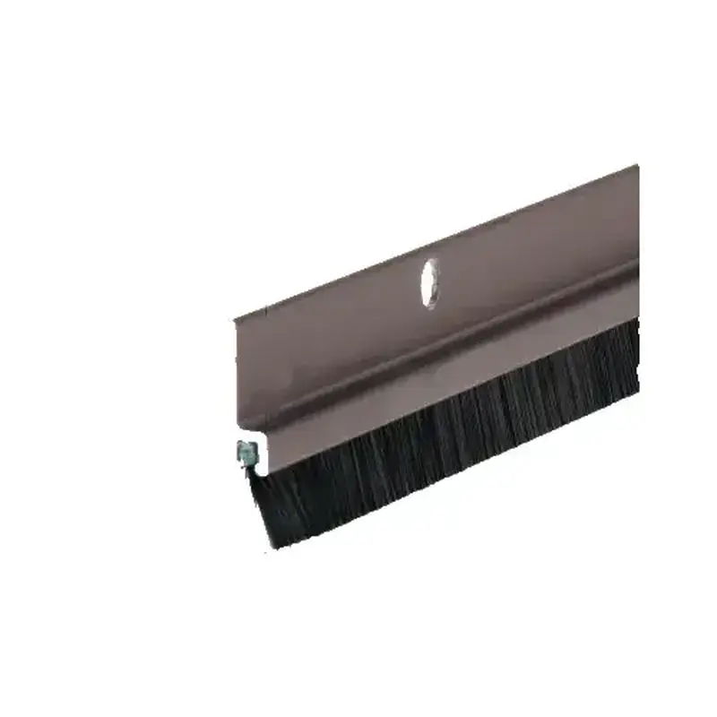 CRL 1480PD36 Dark Bronze and Nylon Door 15/16" Bristle Weatherstrip - 36"