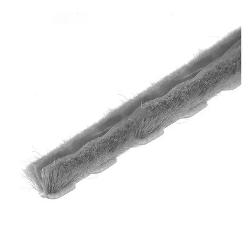 CRL Z78352C-CCP4 Zipper Pile Weatherstrip .270" Backing - .400" Pile Height -  4 inch Sample