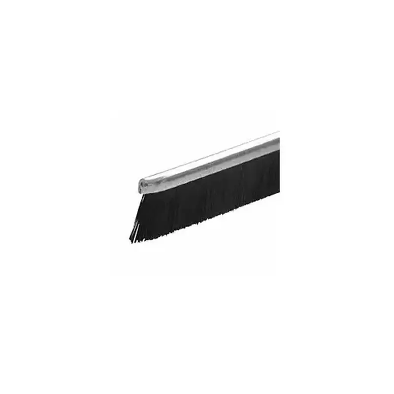 CRL 387WS96 Nylon Brush Weatherstrip for CR387 Series Door Rail Black