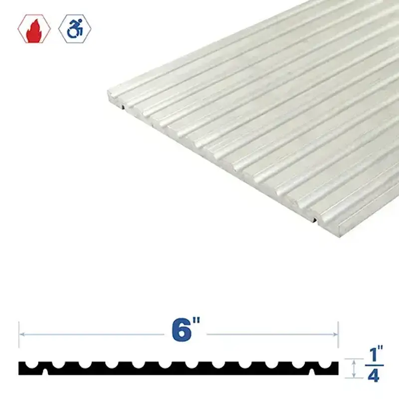 Brixwell 3676MA-EPX-24 24" Adjustable Threshold (6" by 1/4") Mill Aluminum2