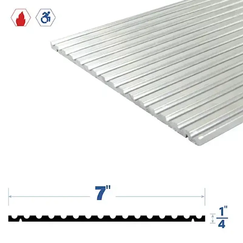 Brixwell 3776MA-PEPX-24 24" Adjustable Threshold (7" by 1/4") Mill Aluminum2