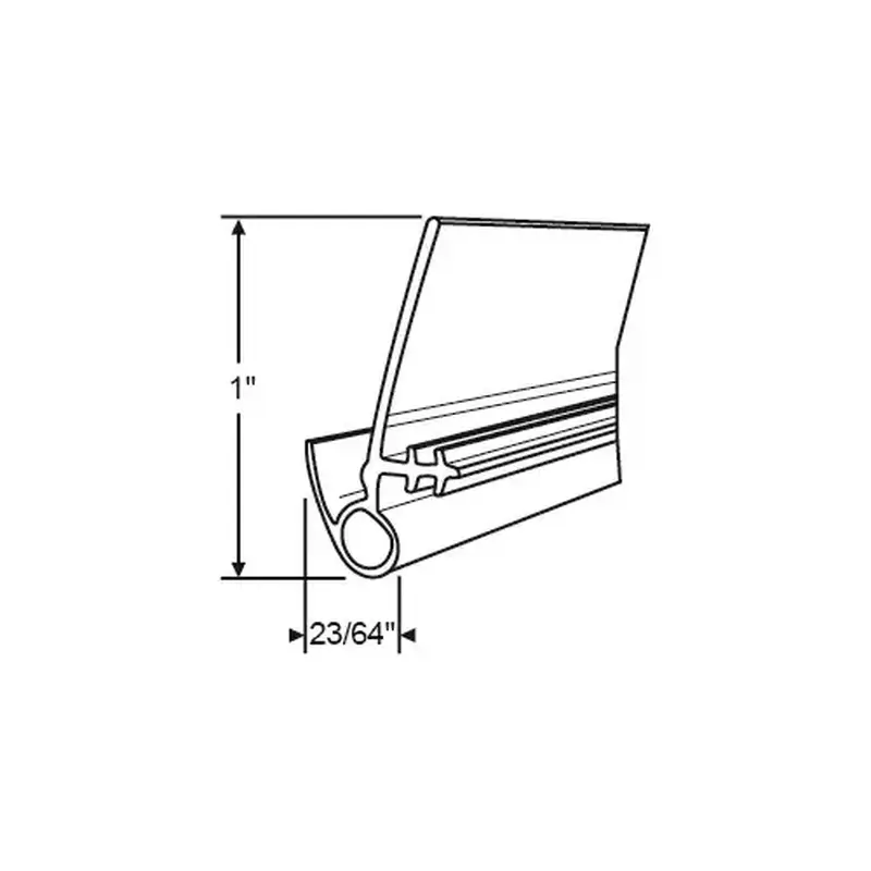 Brixwell 900-21613n 70in Black Leaf Weatherseal replaces Driftwood