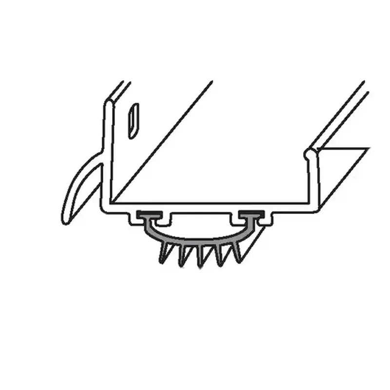 Brixwell 19-702a 1-3/4in Door Shoe 36in Mill Finish With Drip Guard