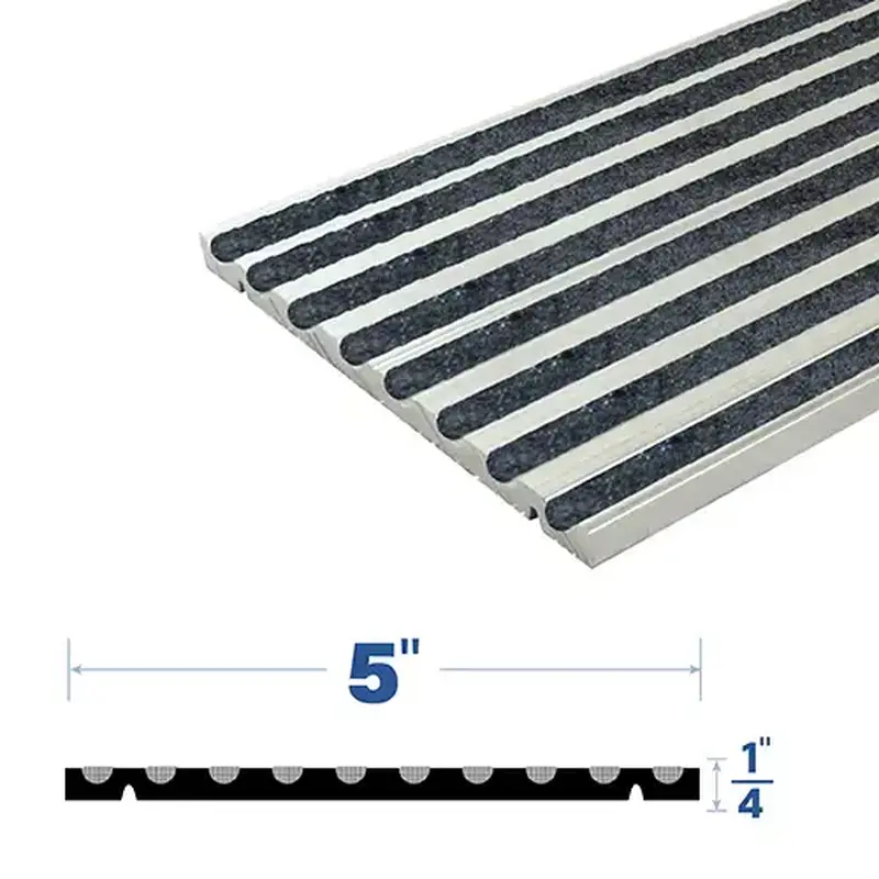 Brixwell 35763MA-72 72" Adjustable Threshold (5" by 1/4") Mill Aluminum6