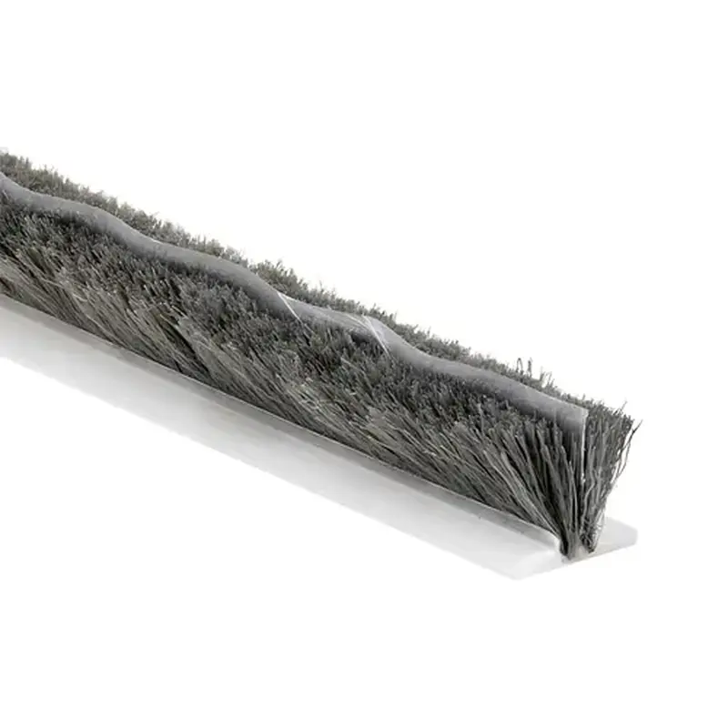 Brixwell 63-85 Weatherstripping With Fin 100 ft Length Size 0.260" Pile Height 0.187" Backing Width Gray