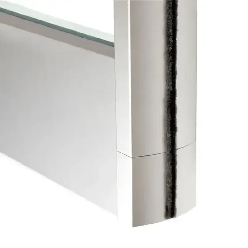 FHC VDS34SA Vertical Door Stile Kit for 3/4" and 13/16" Glass - 119-3/4" Length - Satin Anodized