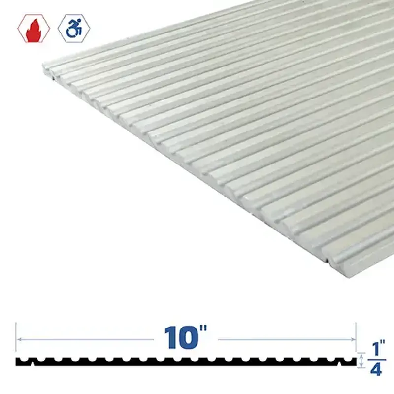 Brixwell 30176MA Adjustable Threshold (10" by 1/4") Mill Aluminum