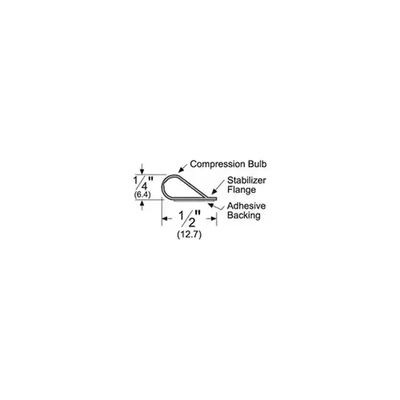 Pemko S88W-25 Adhesive Perimeter Gasketing