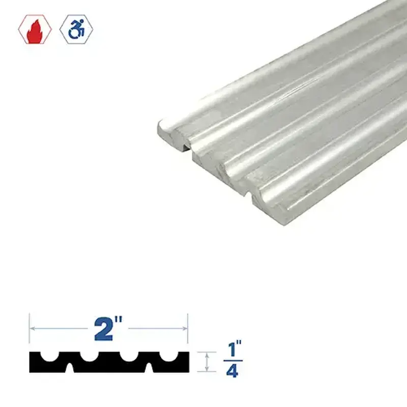 Brixwell 3276MA-PEPX Adjustable Threshold (2" by 1/4") Mill Aluminum