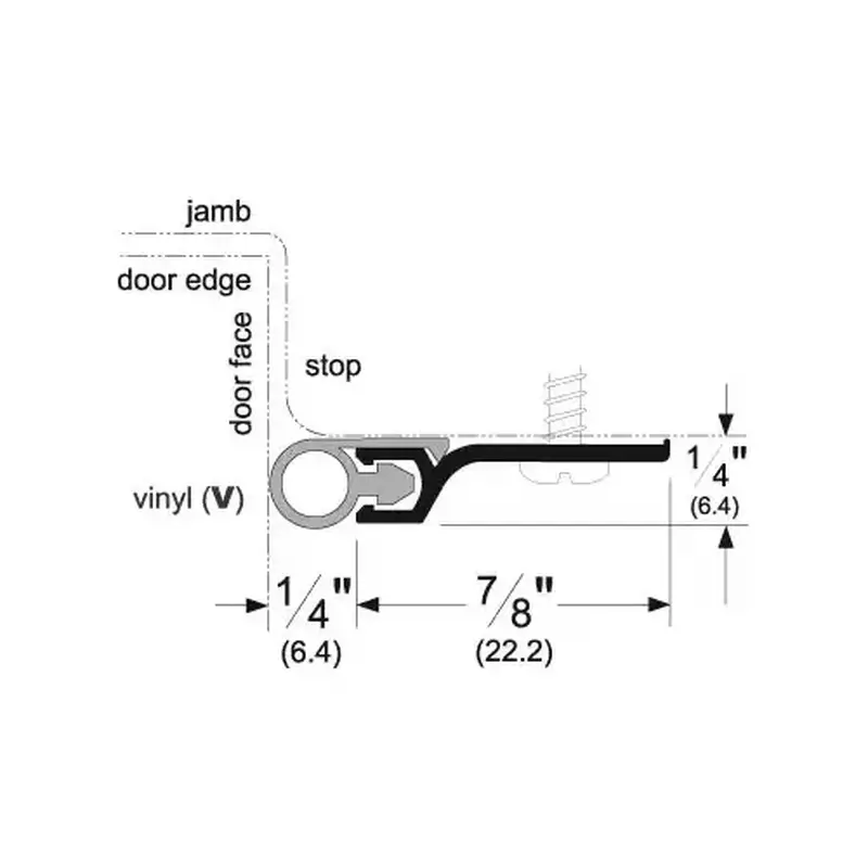 Pemko 303AV-86 Standard Perimeter Gasketing