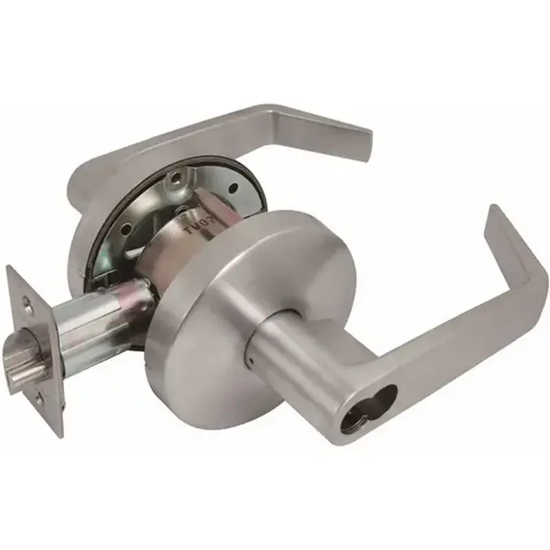 US Lock USX2052DIC26D 2050 GR2 2-3/4 in. Backset US26D Storeroom Lever SFIC Prep (Core Sold Separately) Satin Chrome