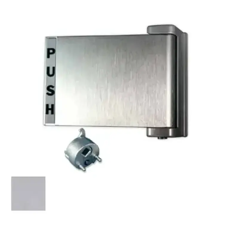 International Door Closers PH-4522-AL International Commercial Storefront Door Paddle Handle Push R. PH-4522 Baked Dull Aluminum Paint