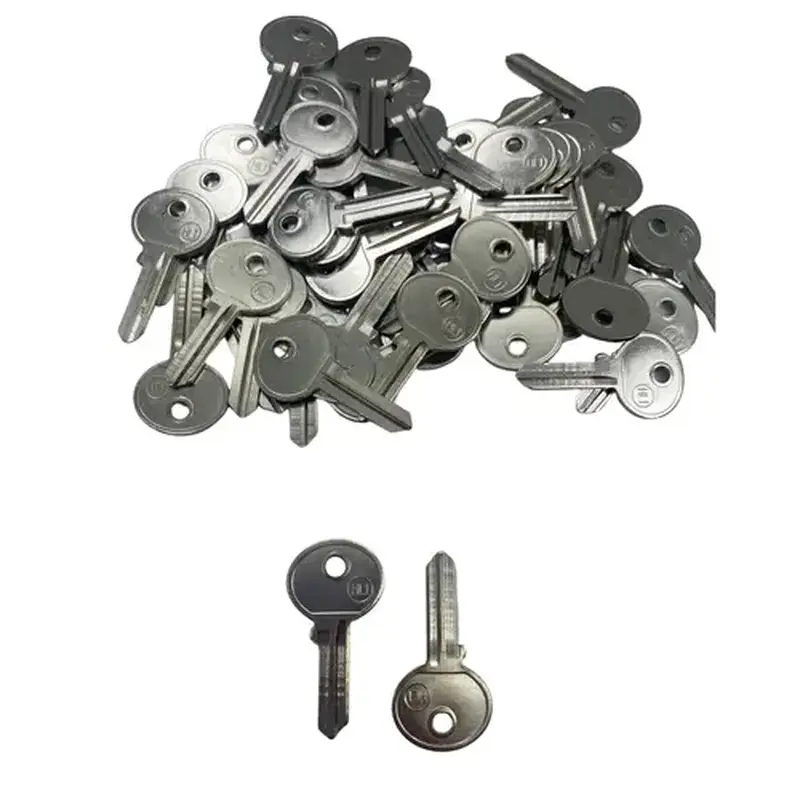 National Brand Alternative KEY BLANK HL1 Mailbox Lock Key Blank Nickel - pack of 50
