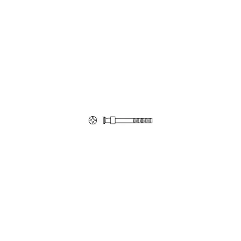 Rockwood SP1025 1/4-20 x 2-1/4 Cone Head Machine Screw for Back-to-Back Mounting (T5) 1-3/4" Wood and Metal Doors