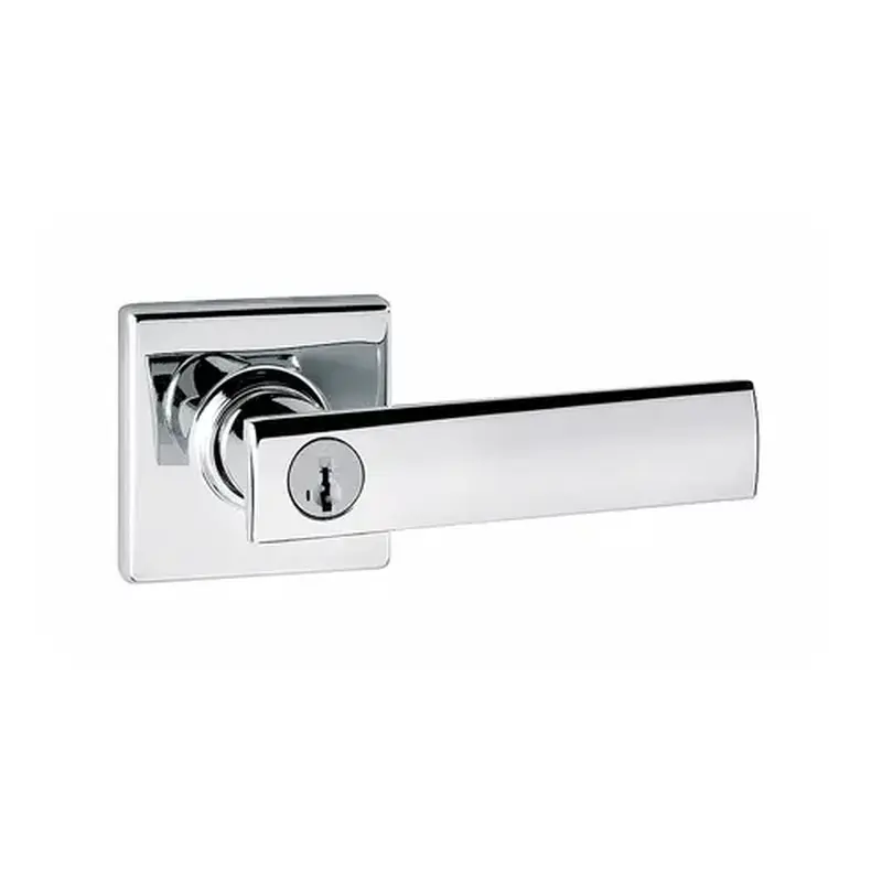 Kwikset 740VDL-SQT-26-SMT-6AL-RCS Vedani Keyed Entry Lever Bright Polished Chrome