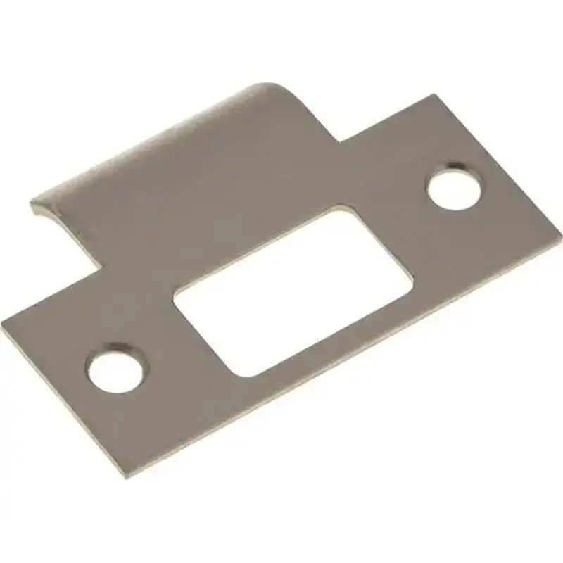 Kwikset 83028-15 Plainlatch and Deadlatch Strike, Satin Nickel