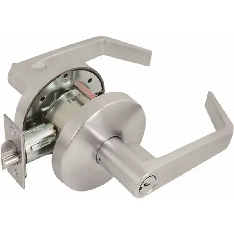 US Lock USX2050A26D 2050 GR2 2-3/8 in. US26D Backset Entrance Door Lever SC1 Satin Chrome