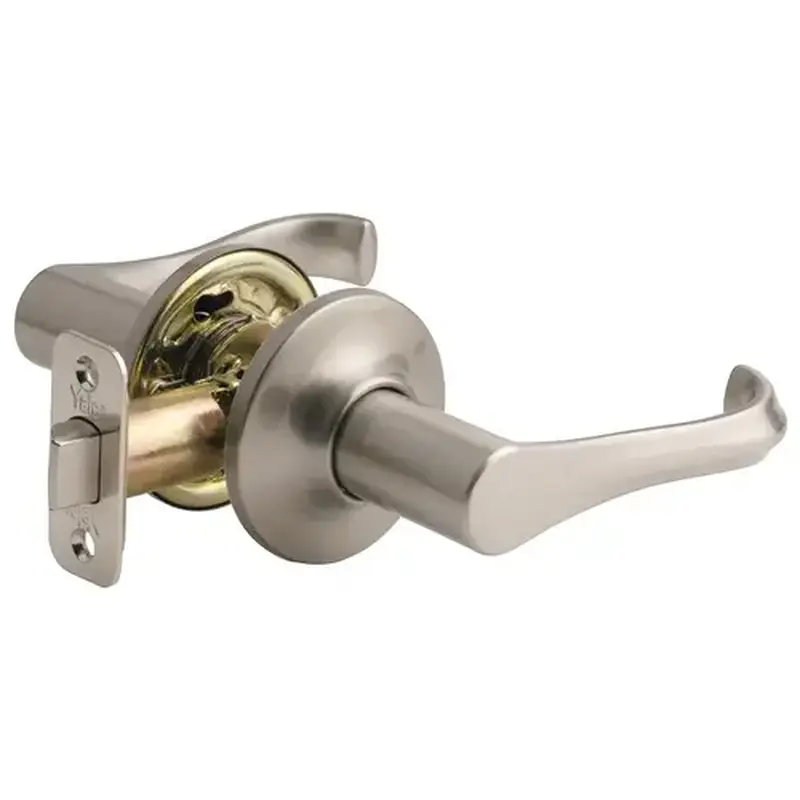 Yale Residential 101WL-SP-15-01411-02000 Woodland Passage Lever, Satin Nickel