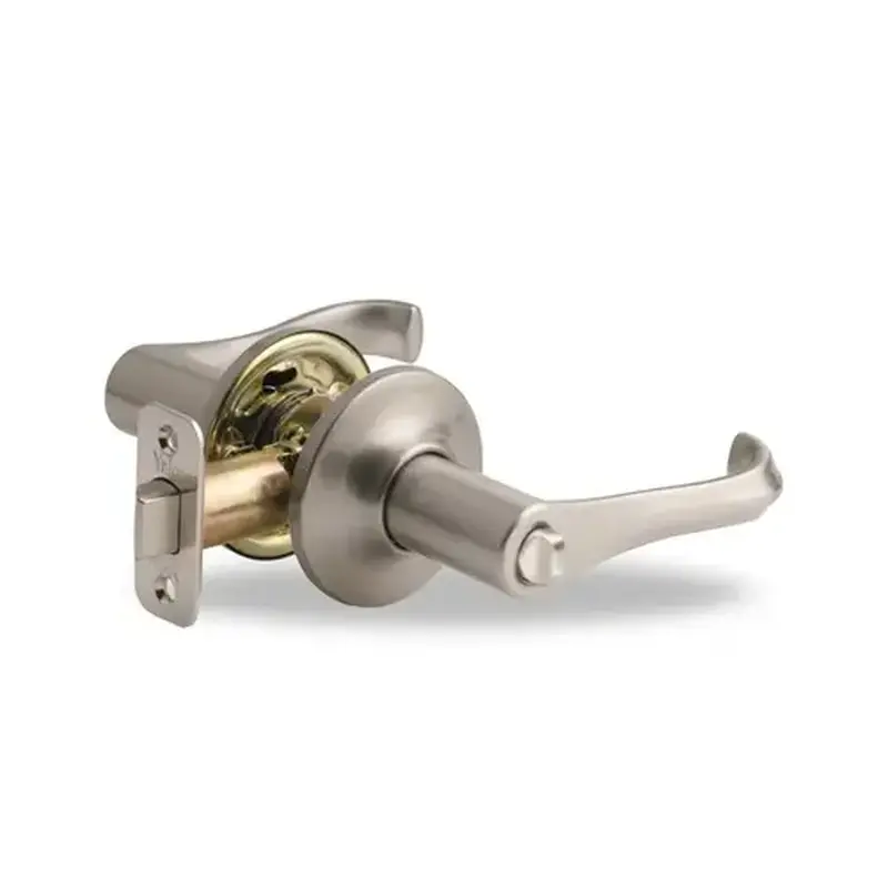 Yale Residential 201WL-SP-15-01411-02000 Woodland Privacy Lever, Satin Nickel