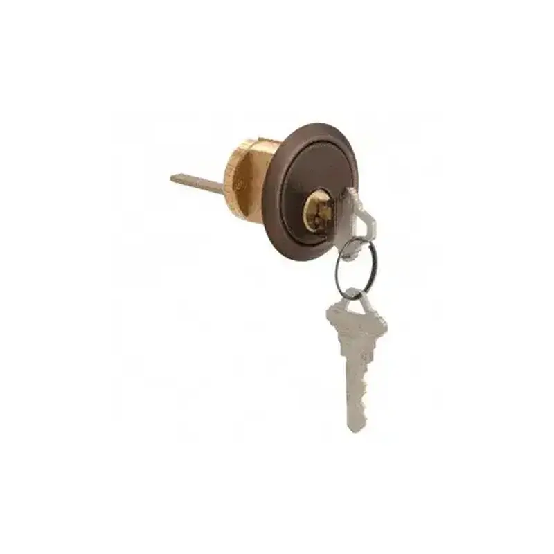 Schlage DC7015SC8KADU Dark Bronze Rim Cylinder 5 Pin with Keyed Alike 'C' Keyway and 1-3/4" Long Tailpiece