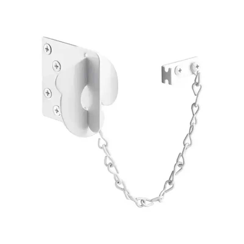FHC U9493 Texas Security Bolt - Stamped Steel Construction - White Painted Finish (Single Pack)