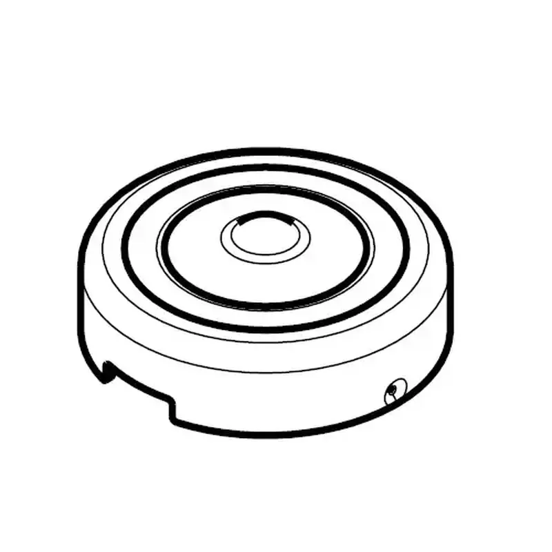 Kwikset 82215-3 Handleset Interior Screw Cap Cover, Bright Polished Brass