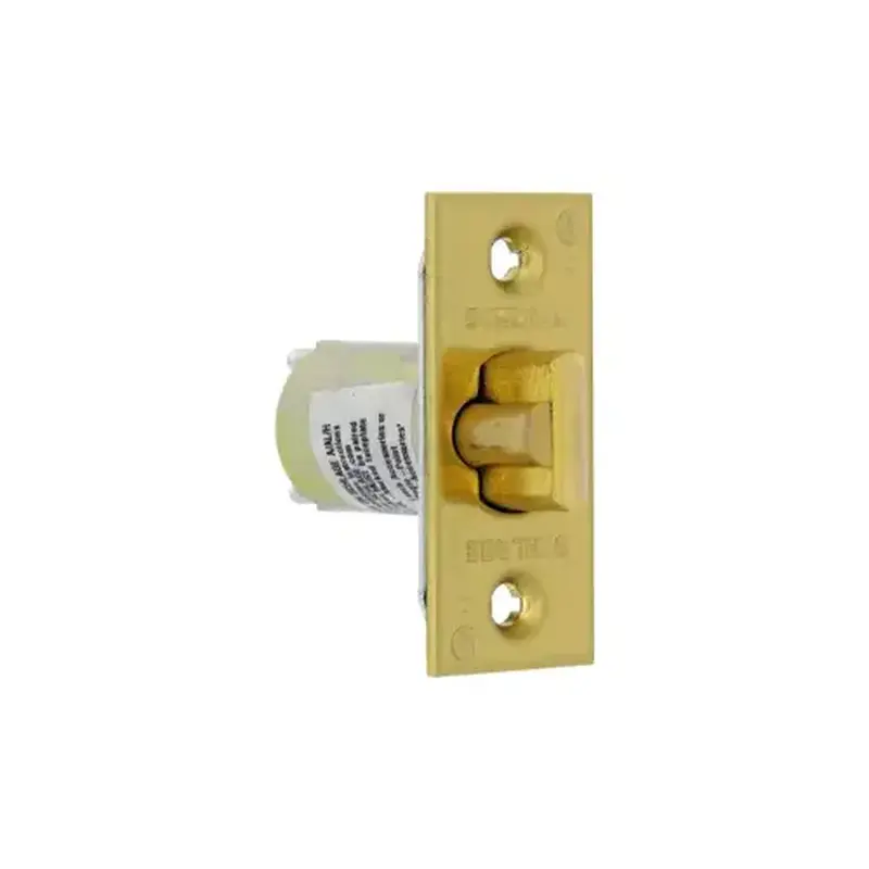 Schlage Commercial 11-085 605 A Series Square Corner Dead Latch with 2-3/8" Backset with 1" Face Bright Brass Finish