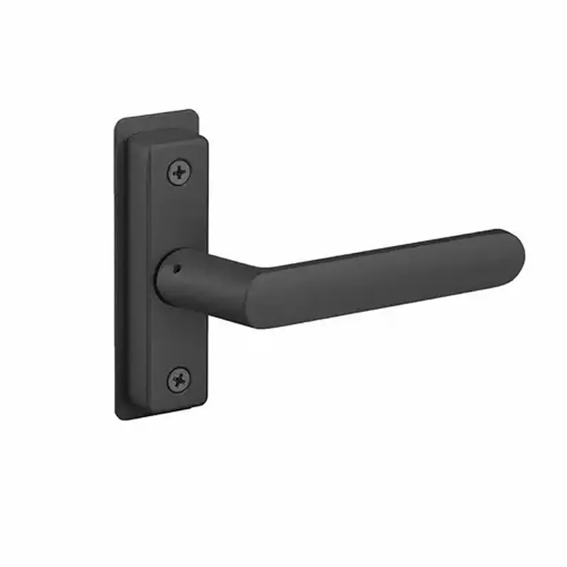 Adams Rite 4568-501-119 4568 Eurostyle Deadlatch Straight Handle, Black Painted