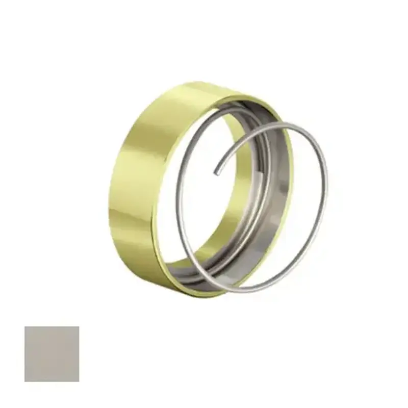 Sargent 1KB-2 32D Mortise Cylinder Rosette, 7/16" Projection, Satin Stainless Steel