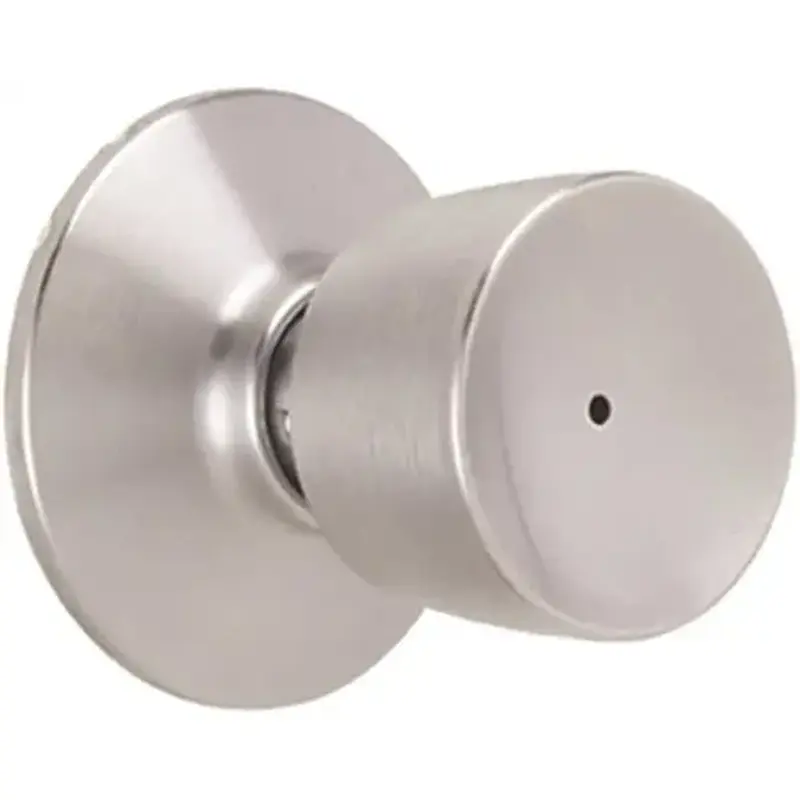 Schlage F40 BEL 626 BELL PRIVACY KNOB, SATIN CHROME