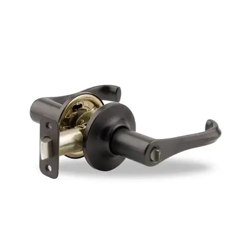 Yale Residential 201WL-SP-GM-01411-02000 Woodland Privacy Lever, Gun Metal
