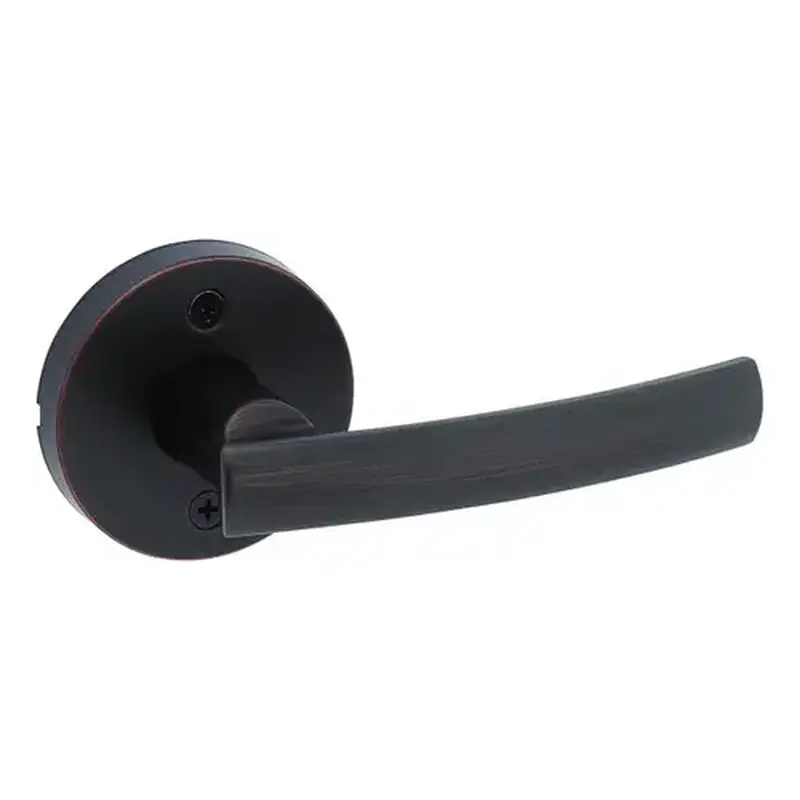 Kwikset 788SYLRDT-11P Sydney Lever with Round Rose Half Dummy Door Lock Venetian Bronze Finish