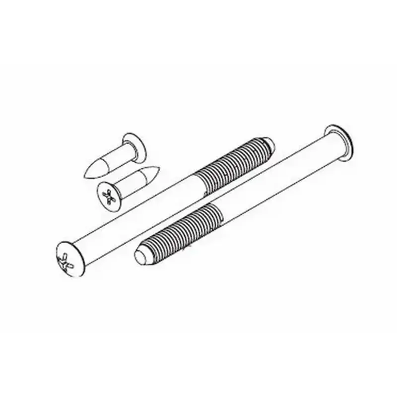 Kwikset 81247-26 Deadbolt Screw Pack, Bright Polished Chrome