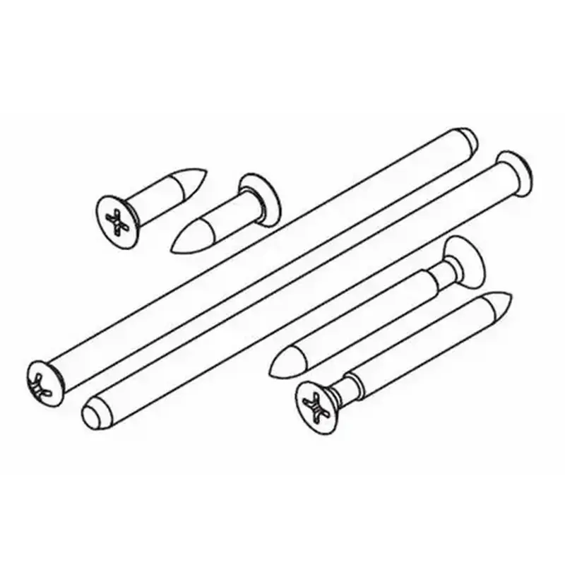 Kwikset 86099-15 665 Deadbolt Screw Pack, Satin Nickel