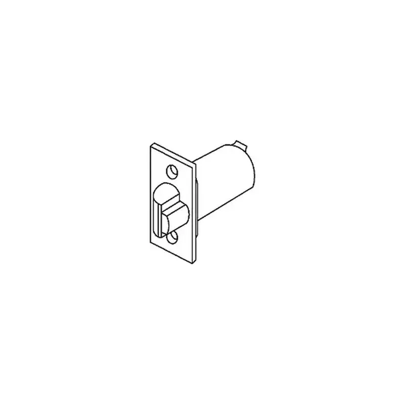 Corbin Russwin 586F17 626 CL3300 2-3/4 Inch Backset Deadlocking Latch, Satin Chrome