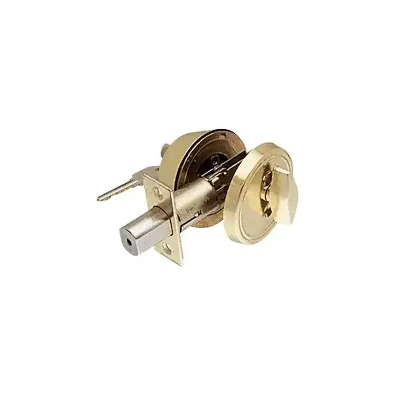 CRL DH9500XD Brass Single Cylinder with Thumbturn Dead Bolt