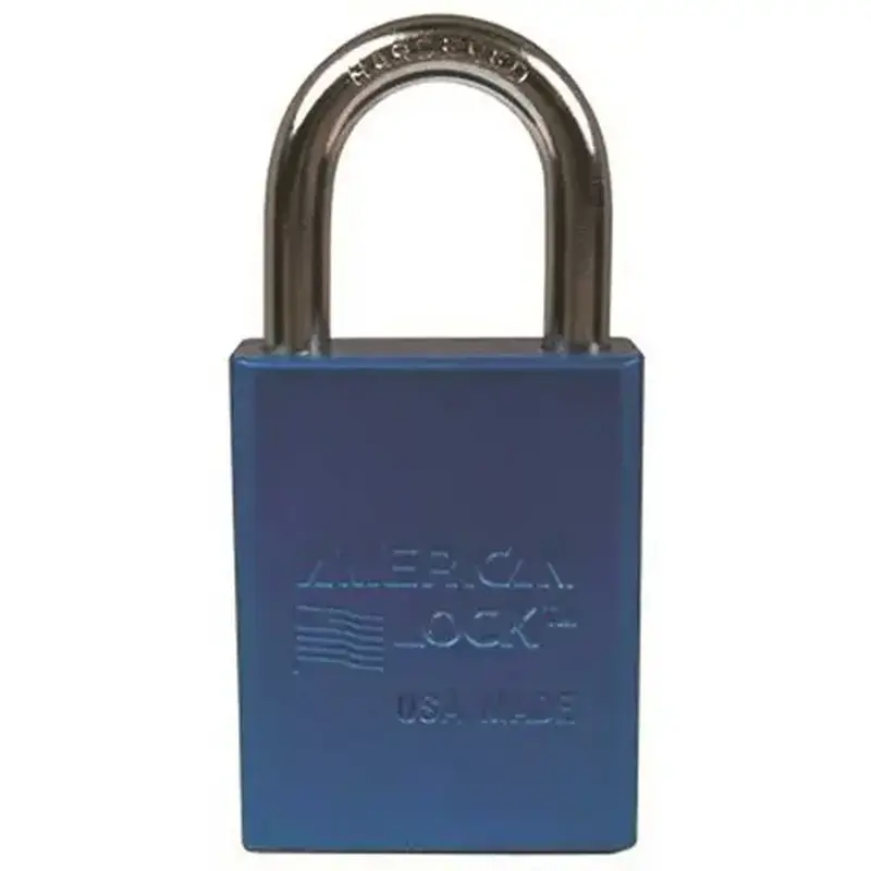 Master Lock A1105BLU 1-1/2 in. Padlock Aluminum Body Blue KD