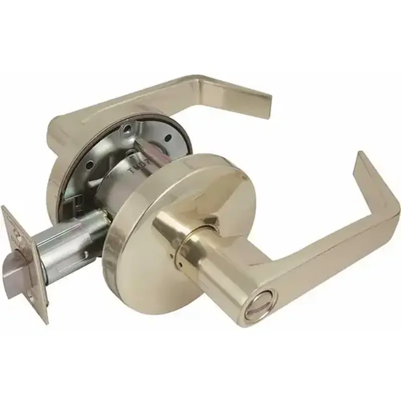 US Lock USX2052L3 2050 GR2 2-3/4 in. Backset US3 Privacy Bed/Bath Door Lever Bright Brass