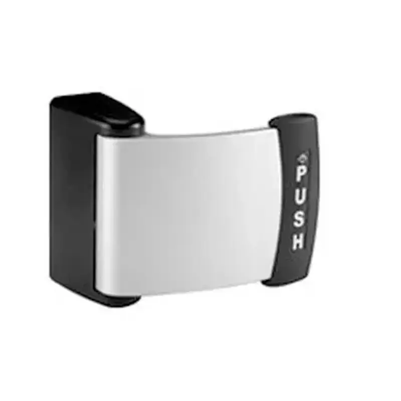 Adams Rite 4591-02-02-628 Adams Rite 45910201628 Push to Left Curved Deadlatch Paddle for 2-1/4" to 2-1/2" Door Satin Aluminum Finish