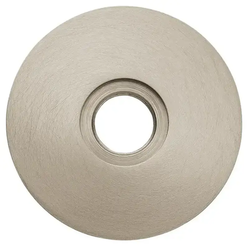 Baldwin 5046056 Estate Solid Brass Rosette Pair Lifetime PVD Satin Nickel