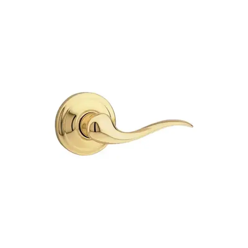 Kwikset 720TNL-3-6AL-RCS Tustin Passage Lever Bright Polished Brass