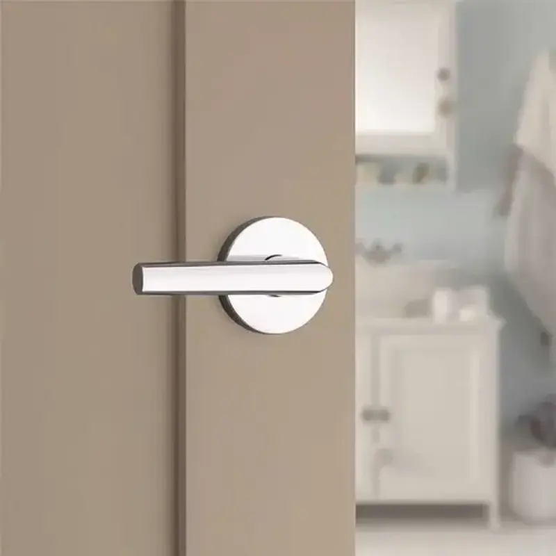Kwikset 730MIL-RDT-26-6AL-RCS Milan Round Privacy Lever Bright Chrome