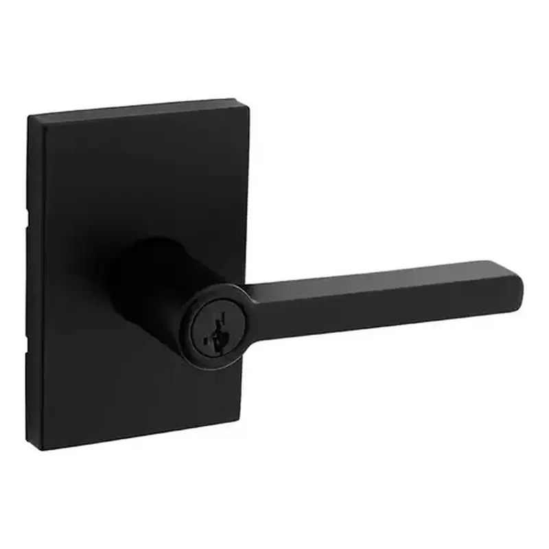Kwikset 740HFL-RCT-514-SMT-6AL-RCS Halifax Keyed Entry Lever Iron Black