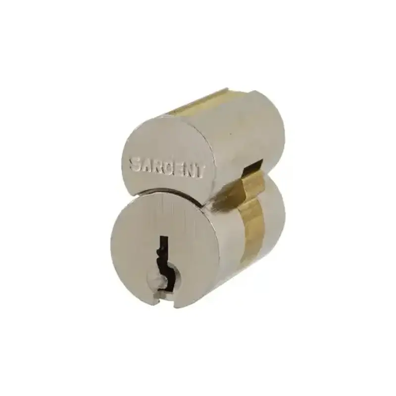 Sargent 6300 LA 15 6 Pin Large Format Interchangeable Core with LA Keyway Satin Nickel Finish
