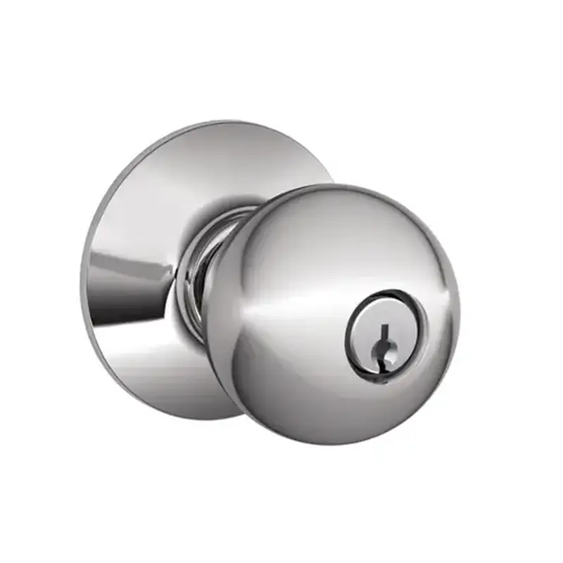 Schlage Residential F51A-ORB-625-KA4 F51A Orbit Keyed Entry Knob Lock