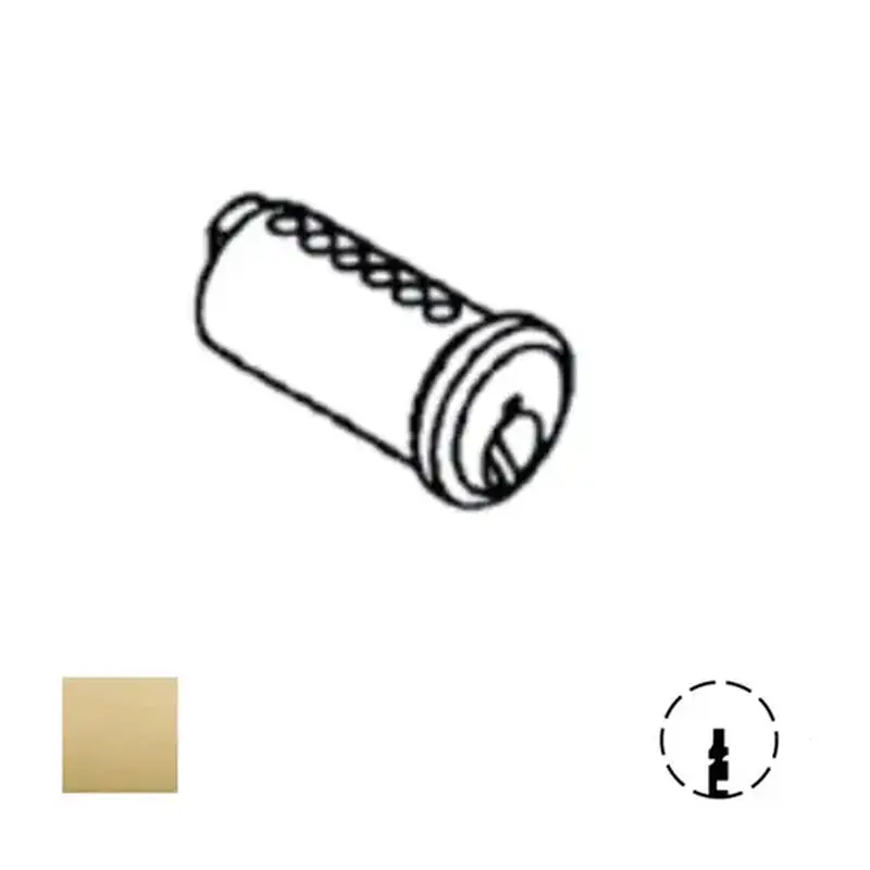 Corbin Russwin 488K98 N1 606 2000 Series Key-In-Knob Cylinder Plug Only, Satin Brass