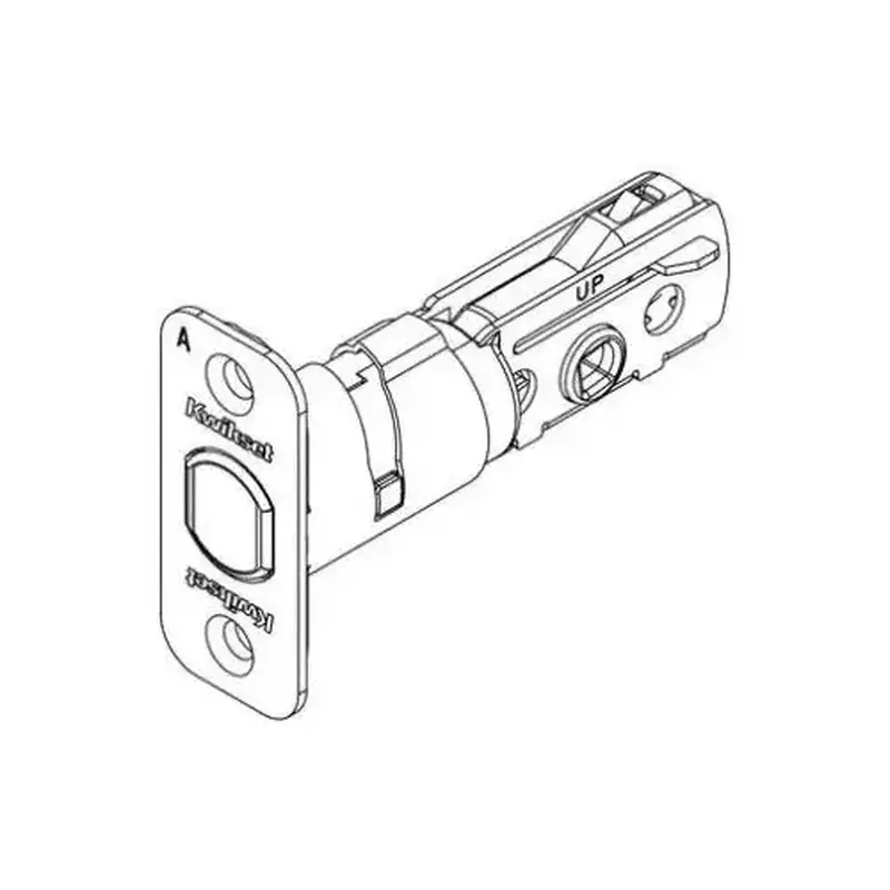 Kwikset 81305-5 Adjustable Deadbolt Latch, Satin Brass Blackened