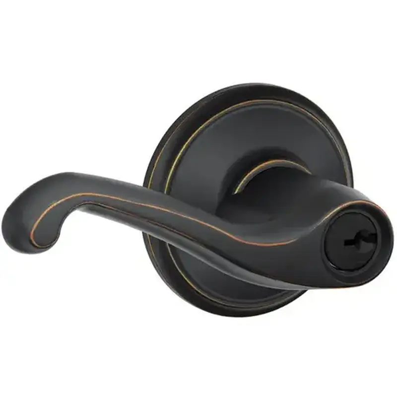Schlage Residential F51AVFLA716 F51AVFLA716 K4 Flair Entry - Aged Bronze