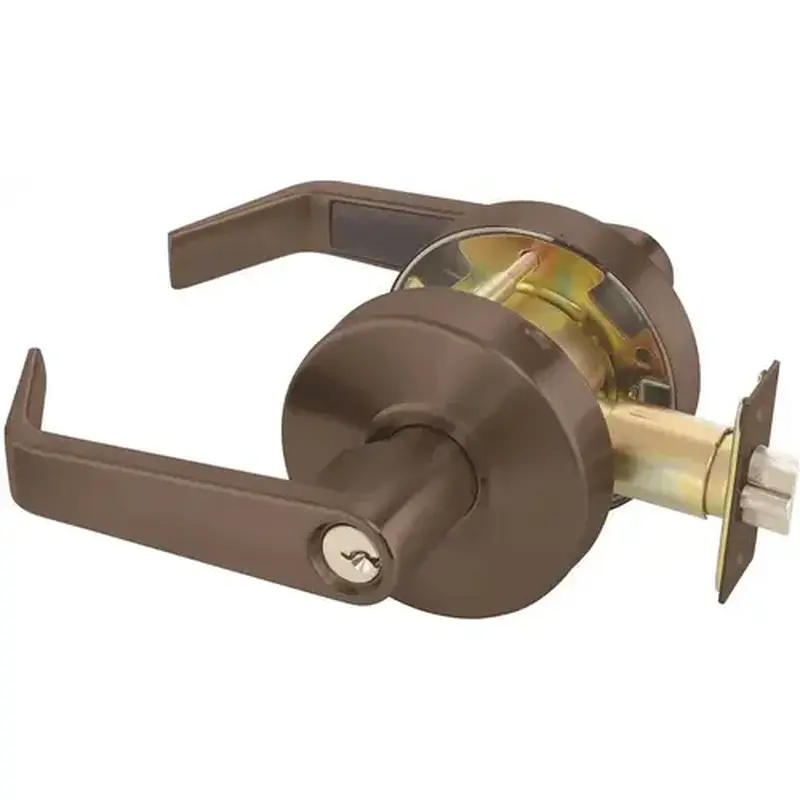 Yale AU4607LN x 1806 x 613 Grade 2 Satin Bronze Entrance Function Cylindrical Handleset
