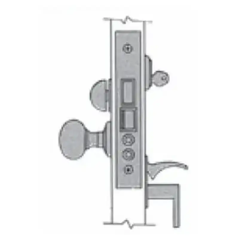 Baldwin 6021260LLS Estate Mortise Lock Body With Strike Polished Chrome